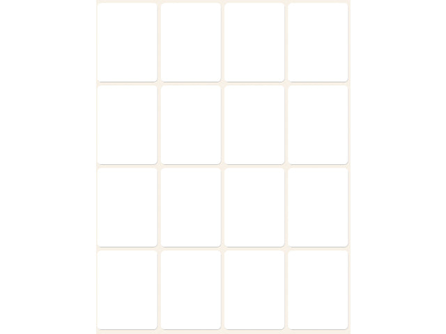 Etiket Zweckform 38x29mm met pakje a 384 etiketjes