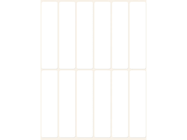 Etiket Zweckform 76x19mm met pakje a 324 etiketjes