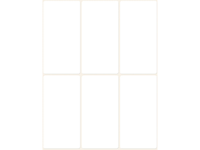 Etiket Zweckform 76x39mm met pakje a 192 etiketjes