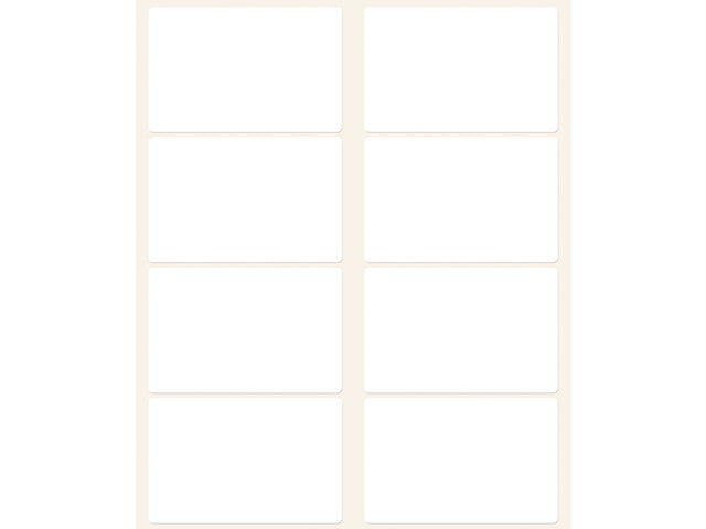 Etiket Zweckform 54x35mm met pakje a 224 etiketjes