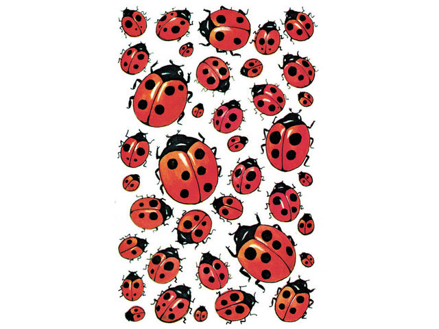 papieretiket Z-design Creative pakje a 3 vel lieveheersbeestjes