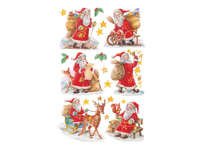 etiket Z-design Kerstpakket a 2 vel kerstman
