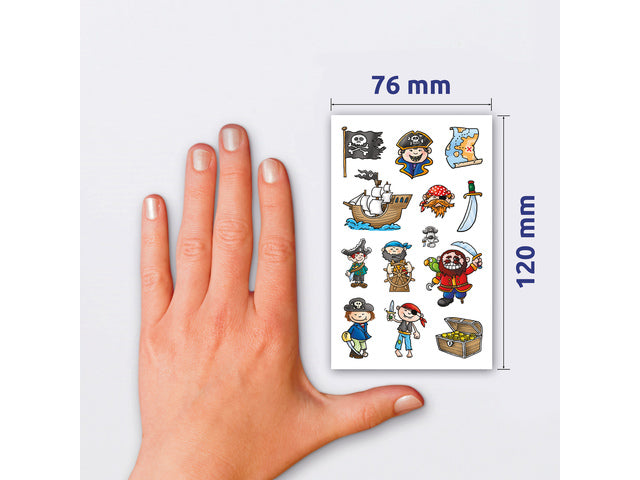 papieretiket Z-design Kids pakje a 3 vel piraten