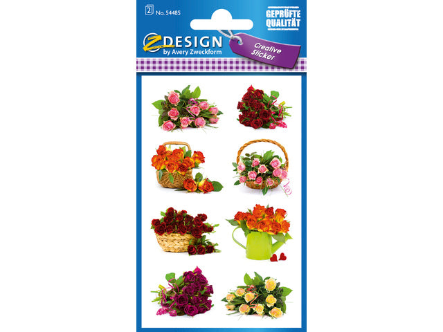 Papieretiket Z-design Creative pakje a 2 vel boeketten