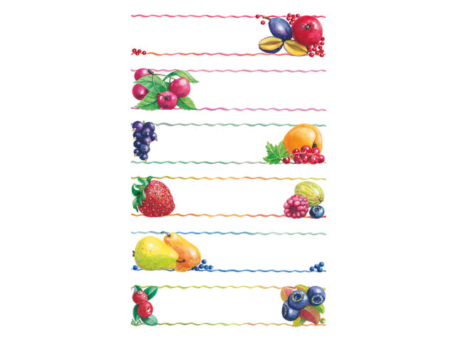 huishoudetiket Z-design Thuispakje a 3 vel fruit