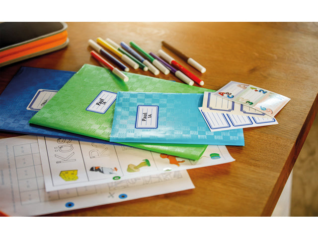 boeketiket Z-design Schoolpakket a 6 vel kader blauw