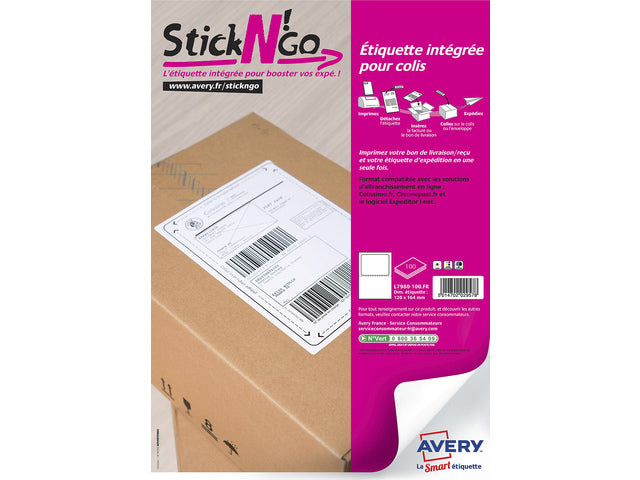 Etiketten Avery Stick &amp; Go