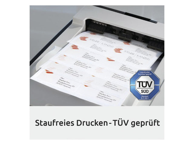 Etiket gerecy. Zweckform 210x148mm met permanent. 20 etik. 10 vel