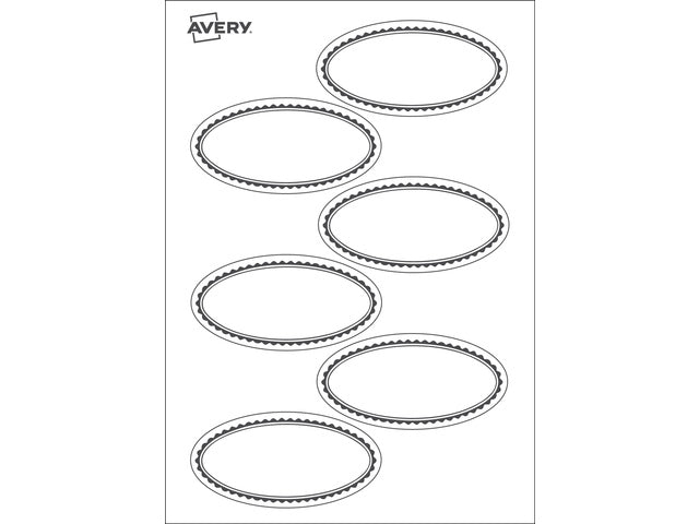 Etiket Zweckform 55x30mm