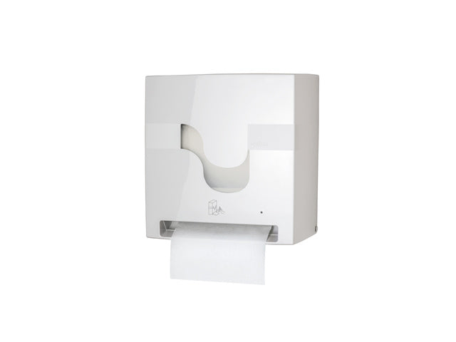 Handdoekautomaat Celtex Megamini E-Control wit automatisch