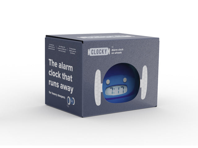 Wekker Clocky marineblauw