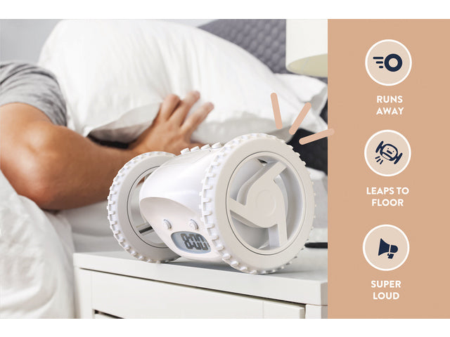 Wekker Clocky wit
