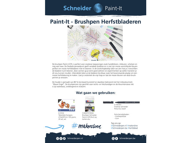 Werkstatt Herfstblad Schneider inkl. toebehoren NL