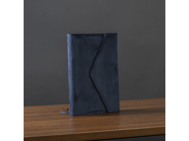 Notitieboek Èccolo envelop Navy lijn ca.15x20cm 80 gr. 256 pag.