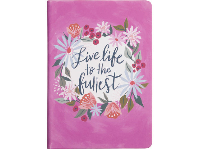 Notitieboek Èccolo Live Life to the Fullest lijn ca.15x20cm 80 gr. 256 pagina.