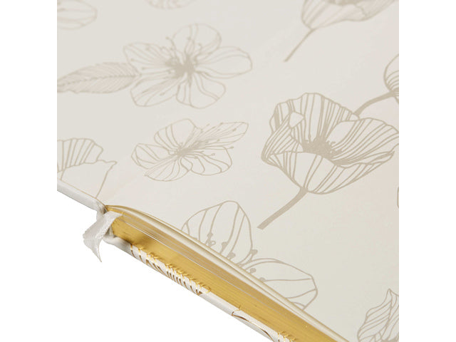 Notitieboek Èccolo Line Floral lijn ca.20x25cm 80gr. 256pag.
