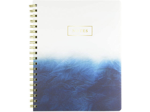 Notitieboek Èccolo spiraal Poly dip Dye lijn ca.20x25cm 80gr. 208pag.