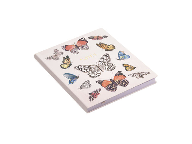Notitieboek Èccolo Butterflies lijn ca.20x25cm 80gr. 256pag.
