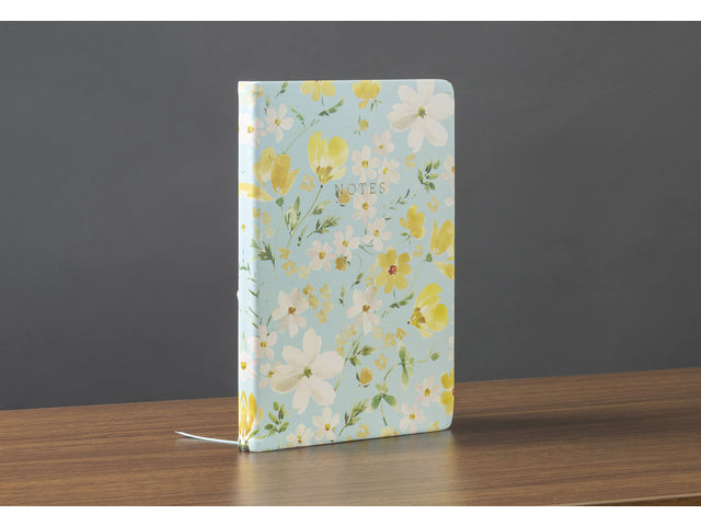 Notitieboek Eccolo Floral Notes lijn ca 15x20cm 80gr 256 pag.