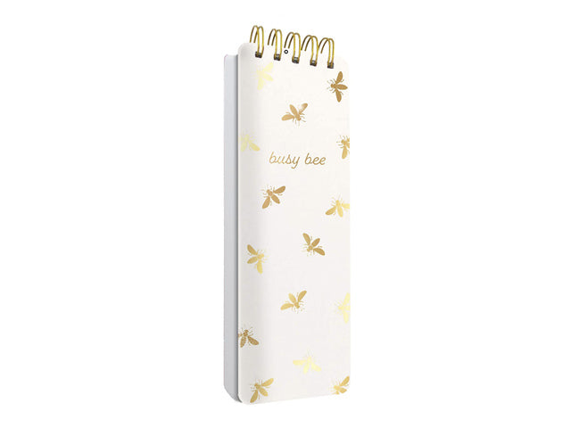 Notitieblok Èccolo spiraal Busy Bee lijn ca.8x23cm 100gr. 150pag.