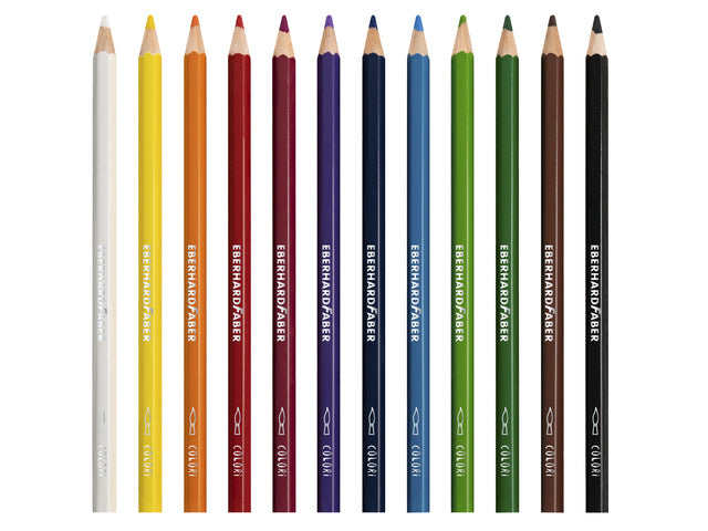 Aquarelpotlood Eberhard Faber Kartonetui mit 12 Stück und Stift