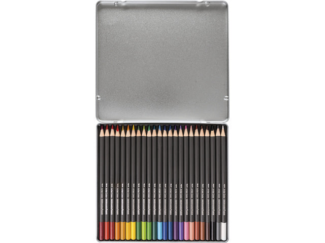 Aquarelpotlood Eberhard Faber Artist Color metalen etui a 24 stuks