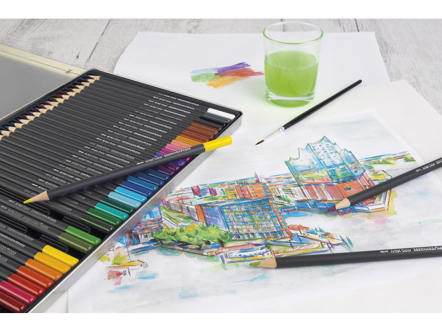 Aquarelpotlood Eberhard Faber Artist Color Metalletui mit 36 ​​Stück