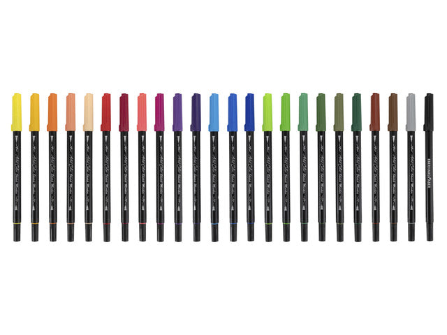 Schetsmarker Eberhard Faber 24 stuks assorti kleuren
