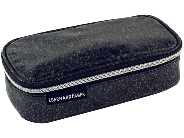 Etui leeg Eberhard Faber Jumbo glitter antraciet