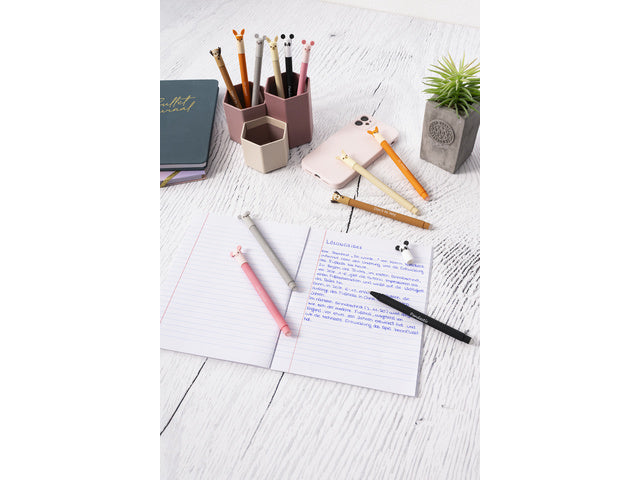 Gelpen Eberhard Faber Animal Erase-It Vos schrijfkleur: blauw Tekst: Be Smart