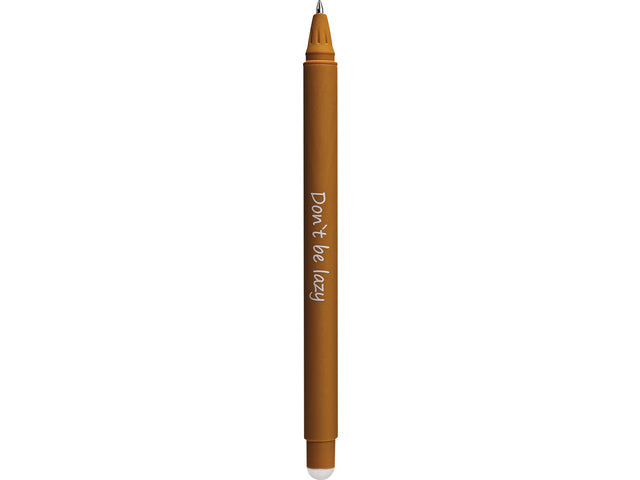 Gelpen Eberhard Faber Animal Erase-It Luiaard schrijfkleur: blauw Tekst: Wees niet lui