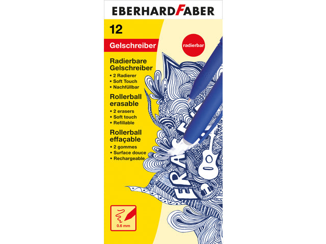 Tintenroller Eberhard Faber erase it blau