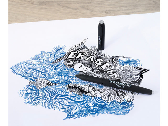 Tintenroller Eberhard Faber erase it schwarz