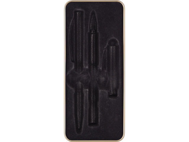 Metall-Geschenkbox Faber-Castell leeg gold