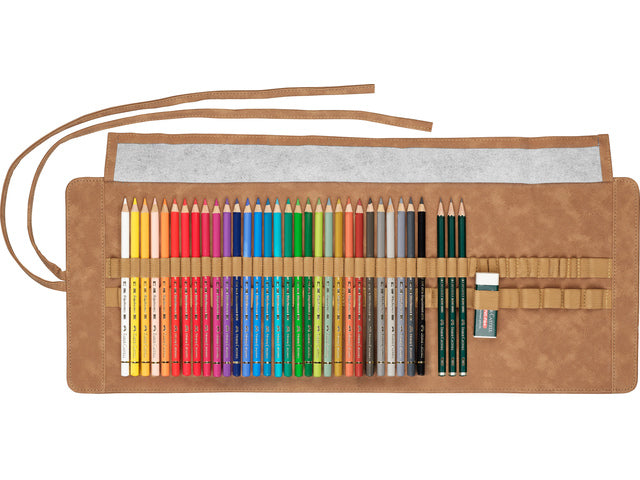 Roletui Faber-Castell Polychromos potloden 30 stuks