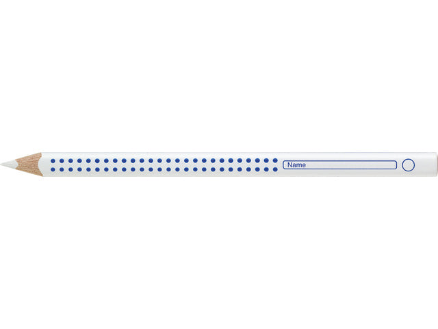 Kleurpotlood Faber-Castell Jumbo GRIP "H&amp;T" wit