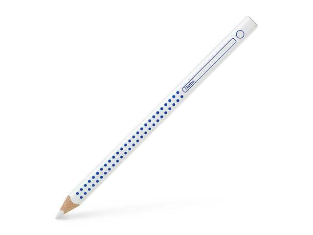 Kleurpotlood Faber-Castell Jumbo GRIP "H&amp;T" wit