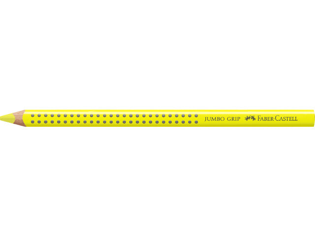 Kleurpotlood Faber-Castell Jumbo GRIP 04 lichtgeel