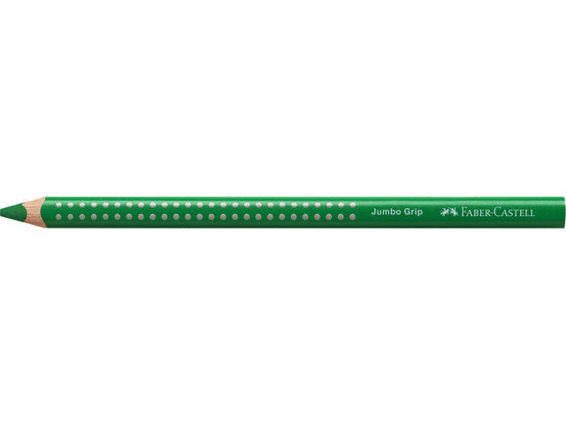 Kleurpotlood Faber-Castell Jumbo GRIP 63 smaragdgroen