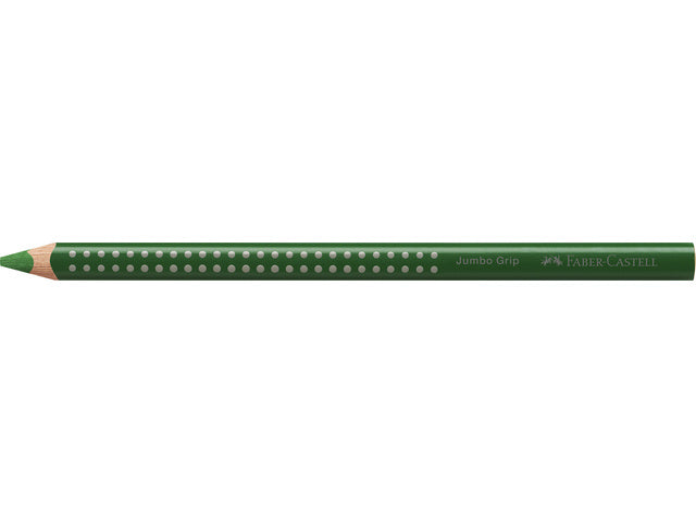 Kleurpotlood Faber-Castell Jumbo GRIP 67 olijfgroen permanent
