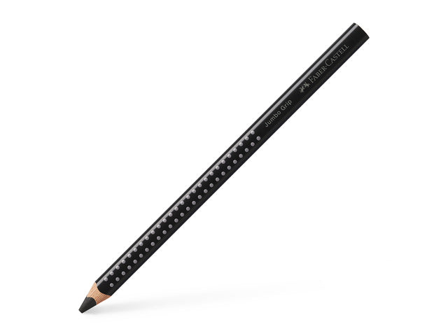 Kleurpotlood Faber-Castell Jumbo Grip 99 zwart