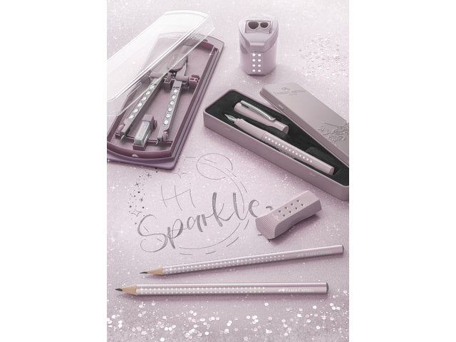 Potlood Faber-Castell Jumbo grip Sparkle rose metallic