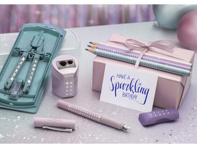 Potlood Faber-Castell Jumbo grip Sparkle ocean metallic