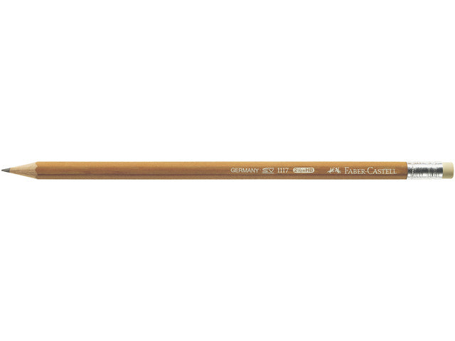 Potlood Faber-Castell 1117 HB uitgever met gomdop
