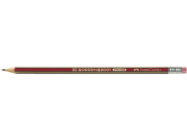 Potlood Faber-Castell Dessin 2001 HB met gum