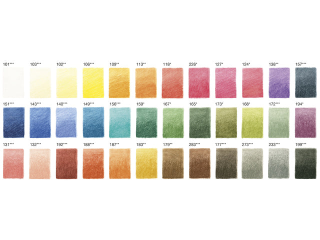 Pastelpotlood Faber-Castell Pitt metalen etui a 36 stuks