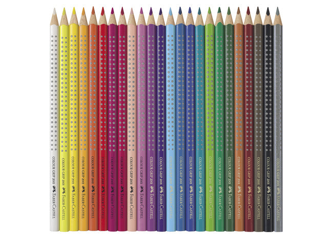 Kleurpotlood Faber-Castell Grip 2001 metalen etui a 24 stuks