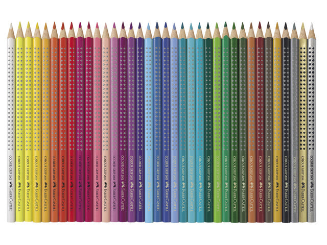 Kleurpotlood Faber-Castell Grip 2001 metalen etui a 36 stuks