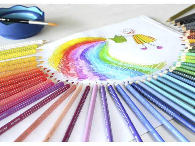 Kleurpotlood Faber-Castell Grip 2001 set a 48 stuks
