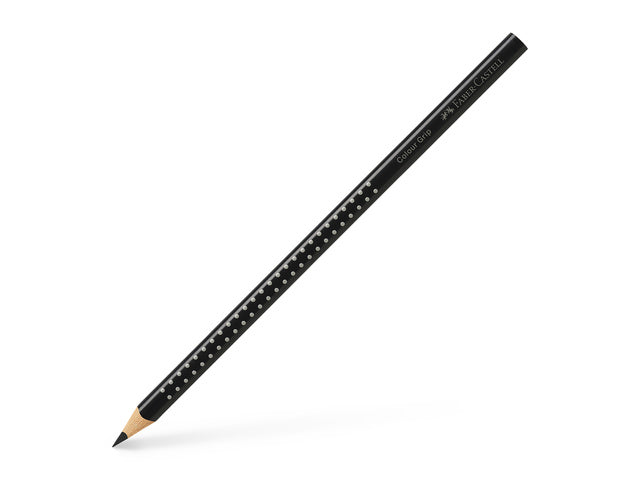 Kleurpotlood Faber-Castell Grip 2001 99 zwart
